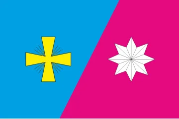 Прапор СМТ Білики, Україна. Варіант-02
