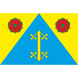 Флаг ПГТ Ружин, Украина. Вариант-02