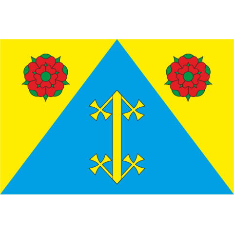 Флаг ПГТ Ружин, Украина. Вариант-02