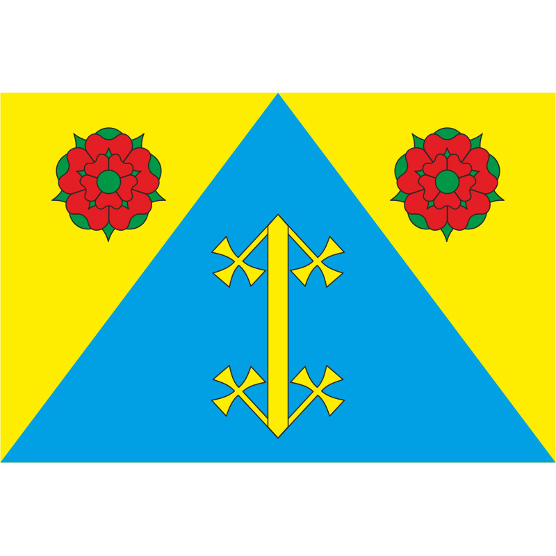 Флаг ПГТ Ружин, Украина. Вариант-02 Флаг ПГТ Ружин, Украина. Вариант-02