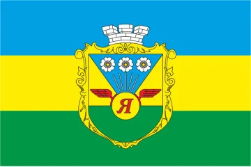 Прапор СМТ Яблунець, Україна. Варіант-02
