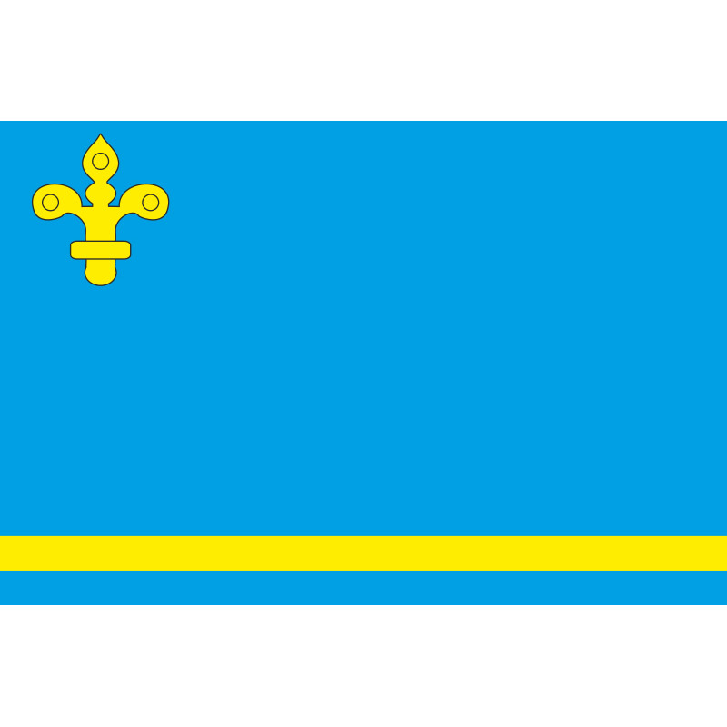 Прапор СМТ Кожанка, Україна. Варіант-02 Прапор СМТ Кожанка, Україна. Варіант-02