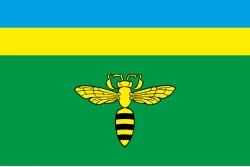 Флаг ПГТ Запытов, Украина. Вариант-02 Флаг ПГТ Запытов, Украина. Вариант-02