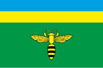 Прапор СМТ Запитів, Україна. Варіант-02