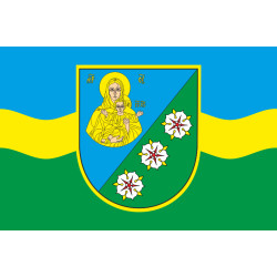 Прапор СМТ Веселинове, Україна. Варіант-02 Прапор СМТ Веселинове, Україна. Варіант-02