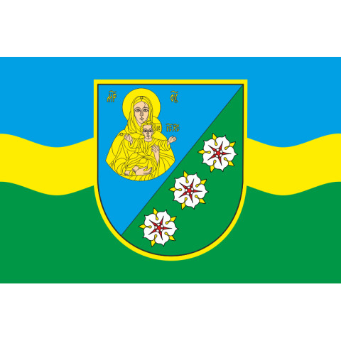 Флаг ПГТ Веселиново, Украина. Вариант-02 Флаг ПГТ Веселиново, Украина. Вариант-02