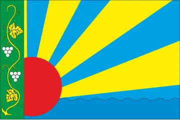 Прапор СМТ Лиманське, Україна. Варіант-02