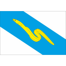 Флаг ПГТ Угроеды, Украина. Вариант-02 Флаг ПГТ Угроеды, Украина. Вариант-02