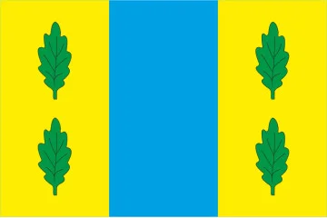 Прапор СМТ Старий Салтів, Україна. Варіант-02