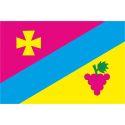 Прапор СМТ Козацьке, Україна. Варіант-02 Прапор СМТ Козацьке, Україна. Варіант-02
