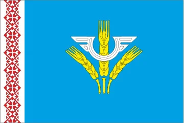 Прапор СМТ Новоолексіївка, Україна. Варіант-02
