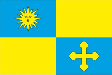 Прапор СМТ Браїлів, Україна. Варіант-02