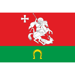 Флаг ПГТ Голобы, Украина. Вариант-02 Флаг ПГТ Голобы, Украина. Вариант-02