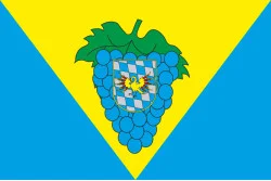 Флаг ПГТ Великодолинское, Украина. Вариант-02 Флаг ПГТ Великодолинское, Украина. Вариант-02