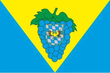 Прапор СМТ Великодолинське, Україна. Варіант-02