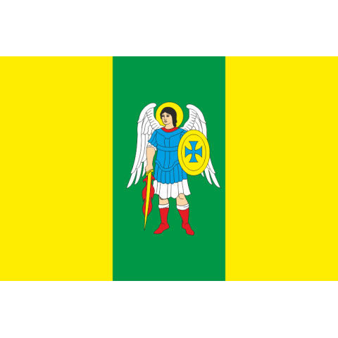 Флаг ПГТ Любашёвка, Украина. Вариант-02