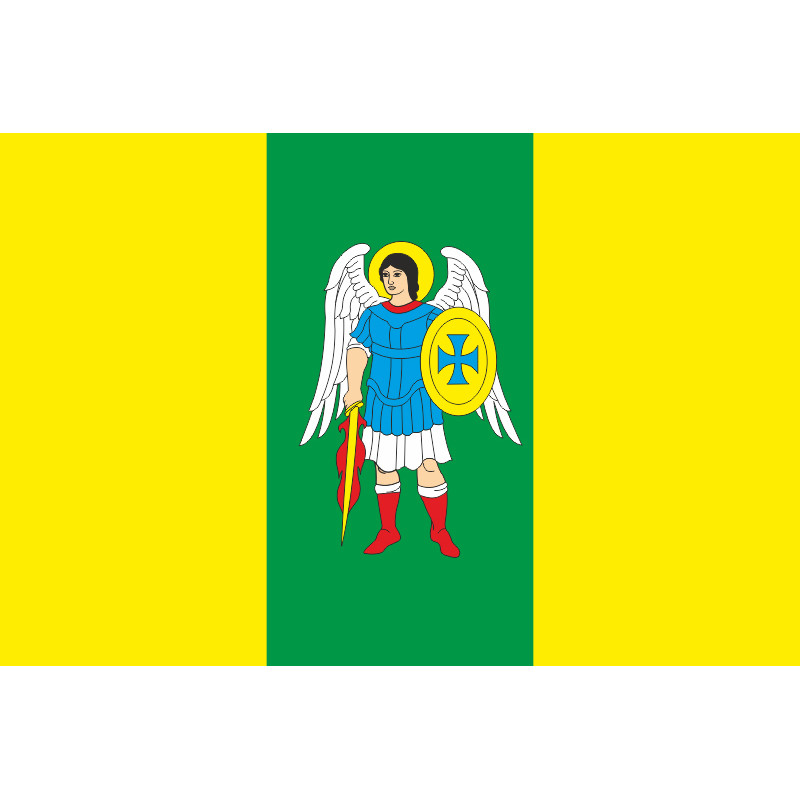 Флаг ПГТ Любашёвка, Украина. Вариант-02 Флаг ПГТ Любашёвка, Украина. Вариант-02