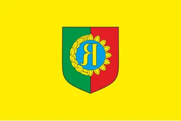 Прапор СМТ Якимівка, Україна