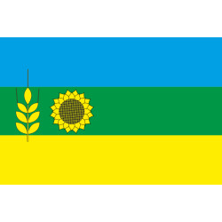 Флаг ПГТ Новолуганское, Украина