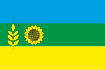 Прапор СМТ Новолуганское, Україна
