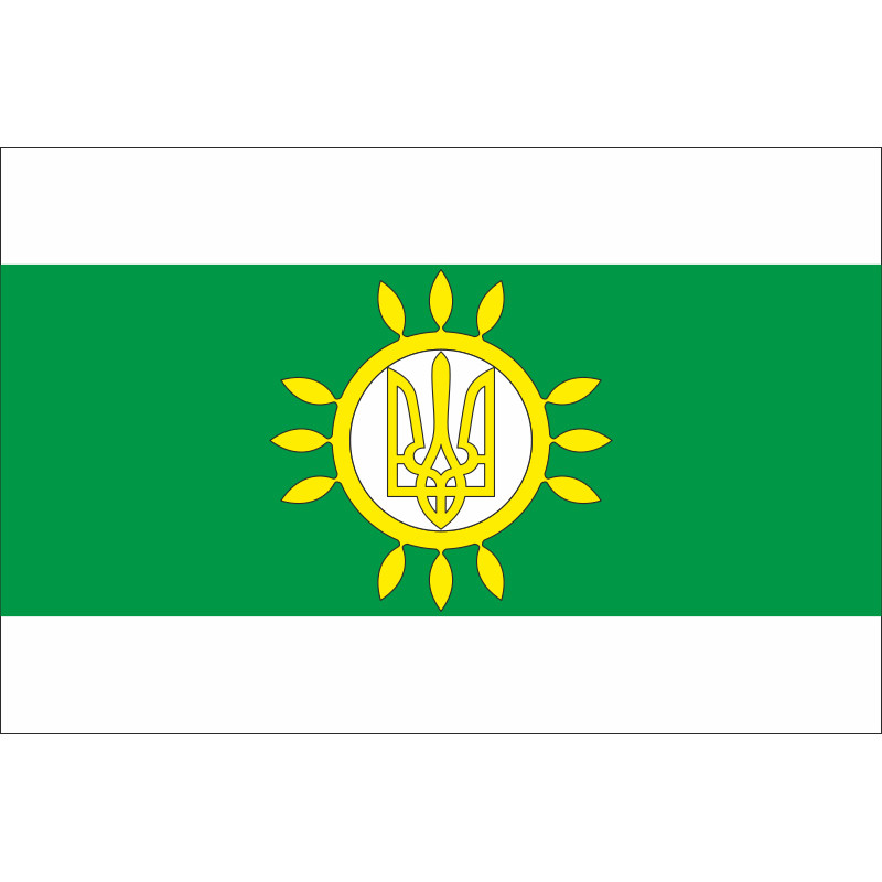 Флаг ПГТ Пулины, Украина Флаг ПГТ Пулины, Украина
