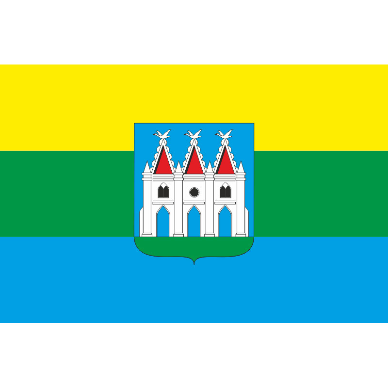 Флаг ПГТ Гусятин, Украина Флаг ПГТ Гусятин, Украина