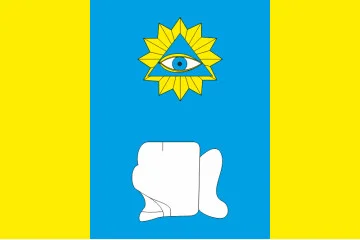 Прапор СМТ Підкамінь, Україна. Варіант-02
