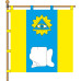 Флаг ПГТ Подкамень, Украина. Вариант-02