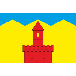 Флаг ПГТ Рожнятов, Украина. Вариант-02 Флаг ПГТ Рожнятов, Украина. Вариант-02