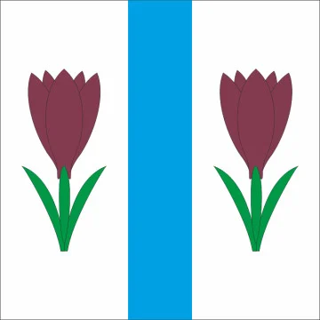 Прапор СМТ Біленьке, Україна. Варіант-01