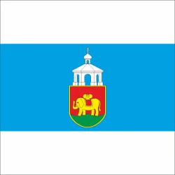 Флаг ПГТ Белозёрка, Украина. Вариант-01 Флаг ПГТ Белозёрка, Украина. Вариант-01