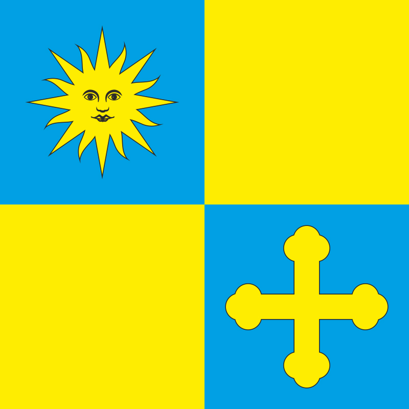Флаг ПГТ Браилов, Украина. Вариант-01 Флаг ПГТ Браилов, Украина. Вариант-01