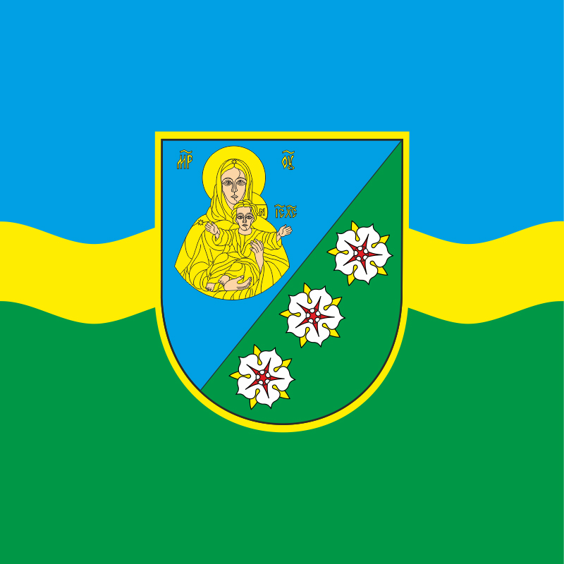Флаг ПГТ Веселиново, Украина. Вариант-01 Флаг ПГТ Веселиново, Украина. Вариант-01