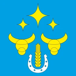 Флаг ПГТ Веселое, Украина. Вариант-01 Флаг ПГТ Веселое, Украина. Вариант-01