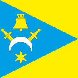 Флаг ПГТ Владимирец, Украина. Вариант-01 Флаг ПГТ Владимирец, Украина. Вариант-01