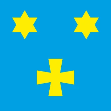 Прапор СМТ Власівка, Україна. Варіант-01