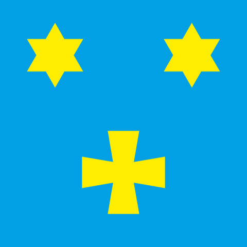 Флаг ПГТ Власовка, Украина. Вариант-01 Флаг ПГТ Власовка, Украина. Вариант-01