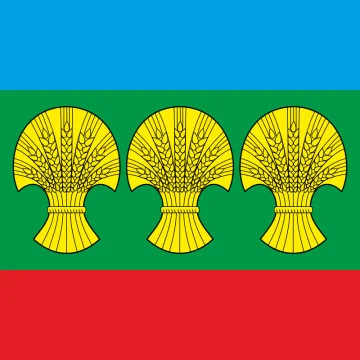 Прапор СМТ Врадіївка, Україна. Варіант-01