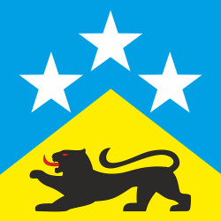 Прапор СМТ Високопілля, Україна. Варіант-01 Прапор СМТ Високопілля, Україна. Варіант-01