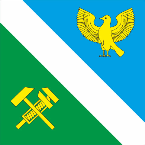 Флаг ПГТ Жвирка, Украина. Вариант-01 Флаг ПГТ Жвирка, Украина. Вариант-01