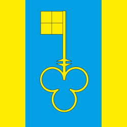 Флаг ПГТ Журавно, Украина. Вариант-01