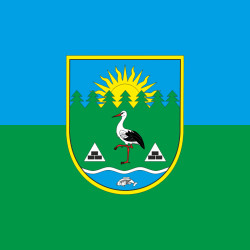 Флаг ПГТ Замглай, Украина. Вариант-01