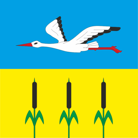 Флаг ПГТ Заречное, Украина. Вариант-01