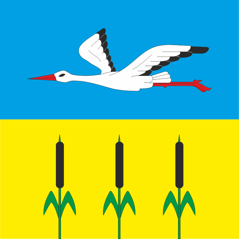Флаг ПГТ Заречное, Украина. Вариант-01 Флаг ПГТ Заречное, Украина. Вариант-01