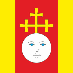 Флаг ПГТ Иваничи, Украина. Вариант-01 Флаг ПГТ Иваничи, Украина. Вариант-01