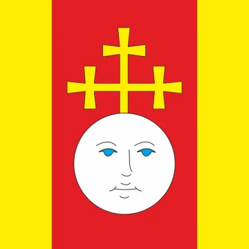 Прапор СМТ Іваничі, Україна. Варіант-01