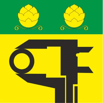 Прапор СМТ Квасилів, Україна. Варіант-01