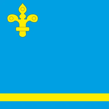 Прапор СМТ Кожанка, Україна. Варіант-01