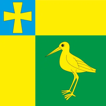 Прапор СМТ Красне, Україна. Варіант-01