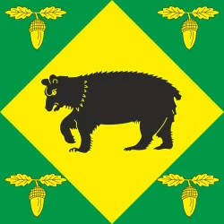 Флаг ПГТ Магеров, Украина. Вариант-01 Флаг ПГТ Магеров, Украина. Вариант-01